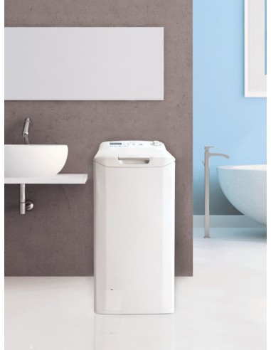 Candy Smart CST 07LE 1-S lavatrice Caricamento dall'alto 7 kg 1000 Giri min F Bianco