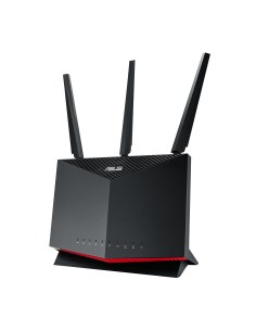 ASUS AX5700 RT-AX86U router wireless Gigabit Ethernet Dual-band (2.4 GHz 5 GHz) 4G Nero, Rosso