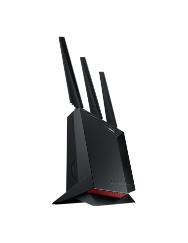 ASUS AX5700 RT-AX86U router wireless Gigabit Ethernet Dual-band (2.4 GHz 5 GHz) 4G Nero, Rosso