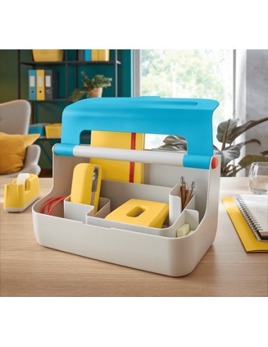 Leitz 61250061 scatola di conservazione Armadietto portaoggetti Rettangolare Acrilonitrile butadiene stirene (ABS) Blu, Bianco