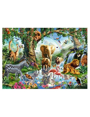 Ravensburger Adventures in the Jungle Puzzle 1000 pz Flora e fauna