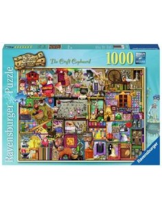 Ravensburger The Craft Cupboard Puzzle di contorno 1000 pz Arte