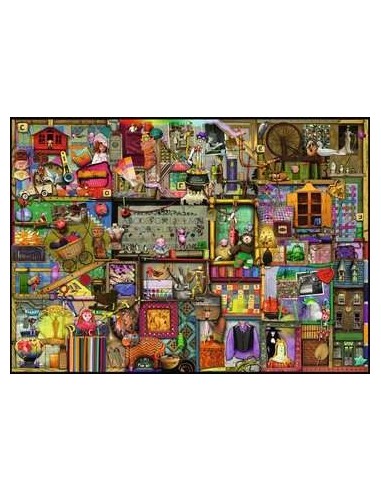 Ravensburger The Craft Cupboard Puzzle di contorno 1000 pz Arte