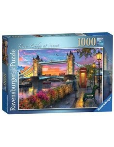 Ravensburger Tower Bridge Puzzle di contorno 1000 pz Arte