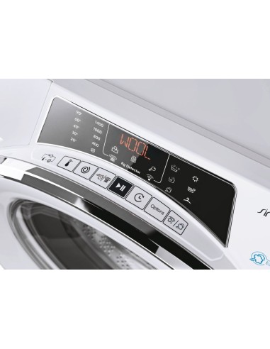 Candy RapidÓ ROW4964DWMCE 1-S lavasciuga Libera installazione Caricamento frontale Bianco D