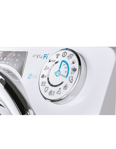 Candy RapidÓ ROW4964DWMCE 1-S lavasciuga Libera installazione Caricamento frontale Bianco D