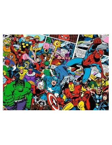 Ravensburger Challenge Marvel Puzzle di contorno 1000 pz Arte