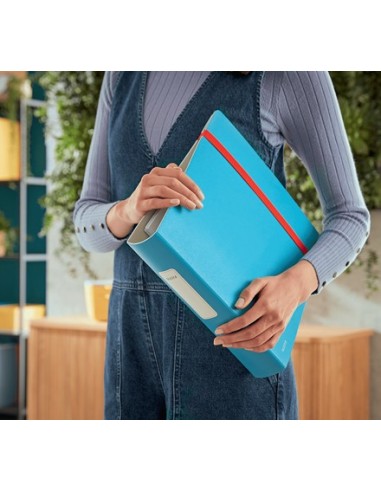 Leitz 10390061 cartella Polyfoam Blu A4