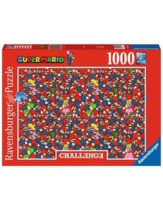 Ravensburger Super Mario Bros challenge Puzzle di contorno 1000 pz Arte