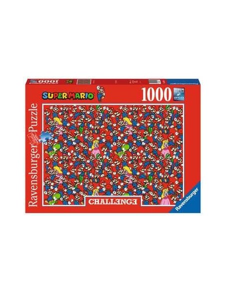 Ravensburger Super Mario Bros challenge Puzzle di contorno 1000 pz Arte