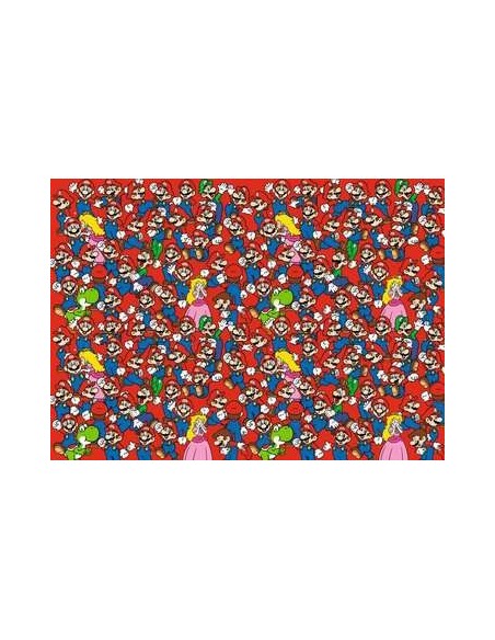 Ravensburger Super Mario Bros challenge Puzzle di contorno 1000 pz Arte