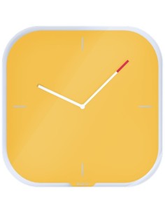 Leitz 90170019 orologio da parete Orologio da parete in quarzo Quadrato Giallo