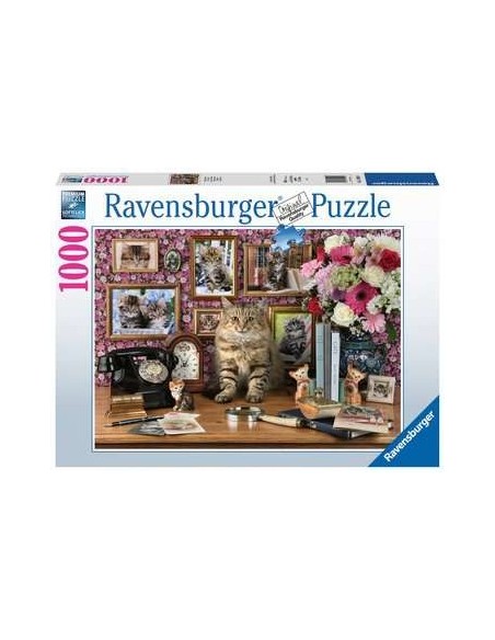 Ravensburger My Cute Kitty Puzzle di contorno 1000 pz Arte