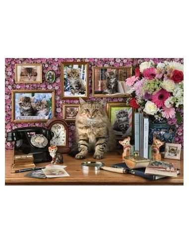 Ravensburger My Cute Kitty Puzzle di contorno 1000 pz Arte