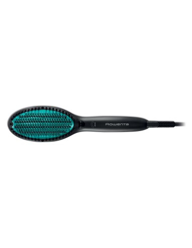 Rowenta Power Straight CF5820 messa in piega Spazzola lisciante Caldo Nero, Verde 1,8 m