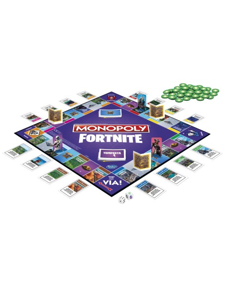 Hasbro Gaming Monopoly - Fortnite (gioco in scatola, , edizione italiana)