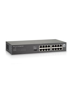 LevelOne GEU-1621 switch di rete Gigabit Ethernet (10 100 1000) Grigio