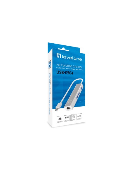 LevelOne USB-0504 scheda di rete e adattatore Ethernet 1000 Mbit s