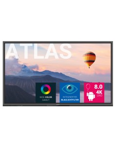 Newline Atlas Pannello piatto interattivo 2,18 m (86") LED Wi-Fi 400 cd m² 4K Ultra HD Nero Touch screen Processore integrato