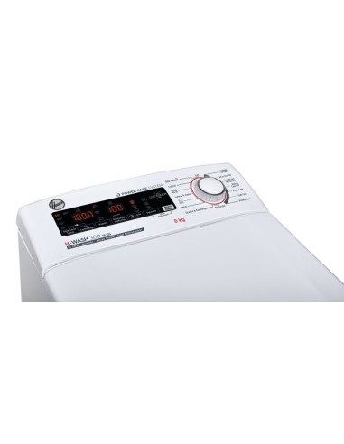 Hoover H-WASH 300 PLUS H3TSM48TAMCE-11 lavatrice Caricamento dall'alto 8 kg 1400 Giri min B Bianco