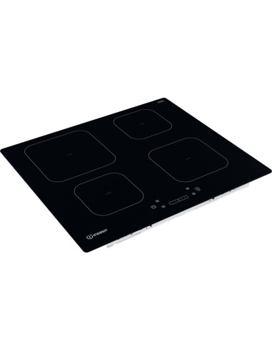 Indesit IS 83Q60 NE Nero Da incasso 59 cm Piano cottura a induzione 4 Fornello(i)