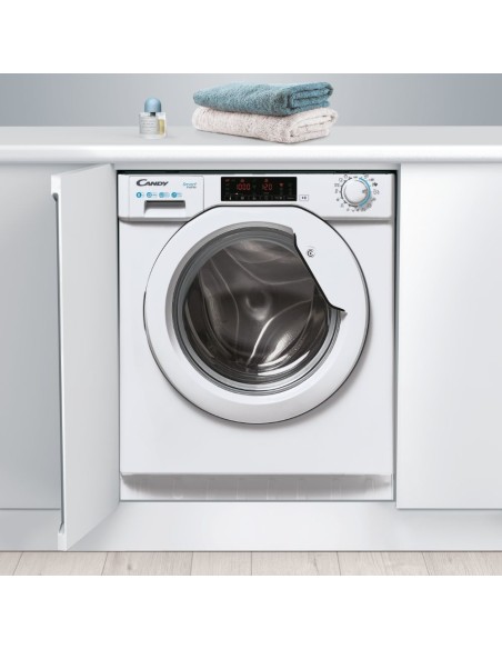 Candy Smart Inverter CBW 48TWME-S lavatrice Caricamento frontale 8 kg 1400 Giri min A Bianco