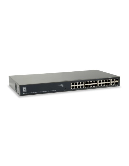 LevelOne GEP-2651 switch di rete Gestito L3 Gigabit Ethernet (10 100 1000) Supporto Power over Ethernet (PoE) Nero