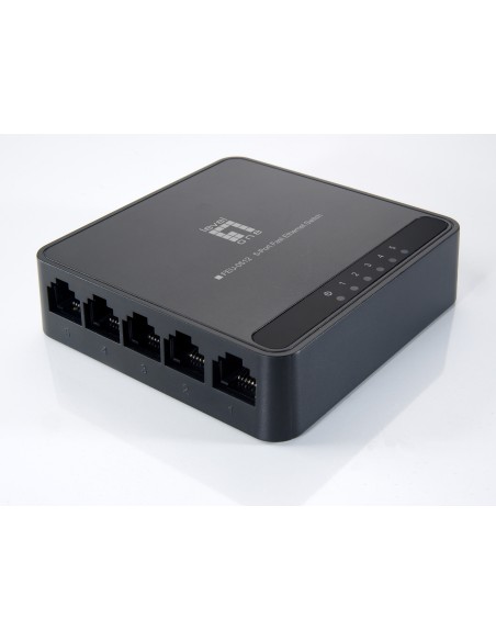 LevelOne FEU-0512 switch di rete Fast Ethernet (10 100) Nero