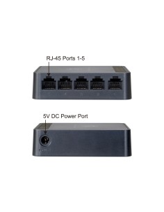 LevelOne FEU-0512 switch di rete Fast Ethernet (10 100) Nero 2