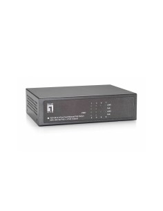 LevelOne FEP-0812 switch di rete Fast Ethernet (10 100) Supporto Power over Ethernet (PoE) Nero