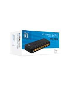 LevelOne FEU-0812 switch di rete Non gestito Fast Ethernet (10 100) Nero 2