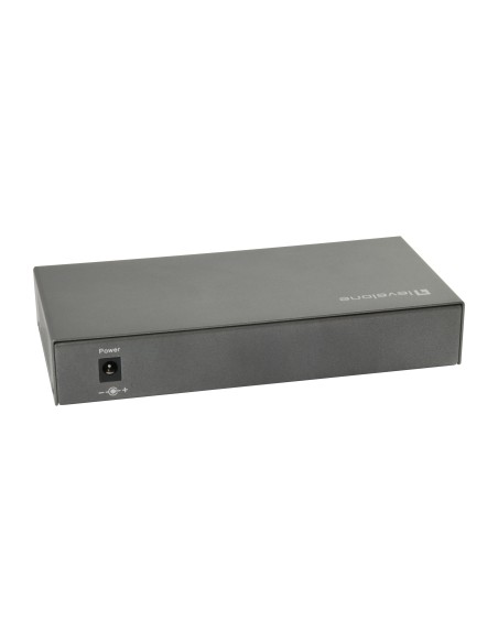 LevelOne GEP-0823 switch di rete Gigabit Ethernet (10 100 1000) Supporto Power over Ethernet (PoE) Nero