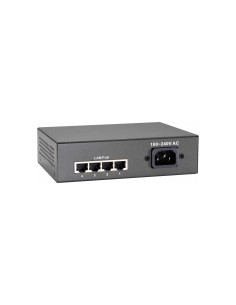LevelOne FEP-0511 switch di rete Fast Ethernet (10 100) Supporto Power over Ethernet (PoE) Grigio