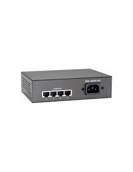 LevelOne FEP-0511 switch di rete Fast Ethernet (10 100) Supporto Power over Ethernet (PoE) Grigio
