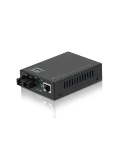 LevelOne GVT-2001 convertitore multimediale di rete 1000 Mbit s 850 nm Modalità multipla Nero