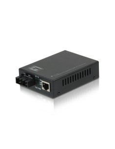 LevelOne FVT-2001 convertitore multimediale di rete 100 Mbit s 1310 nm Modalità multipla Nero