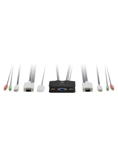 LevelOne KVM-0223 switch per keyboard-video-mouse (kvm) Nero