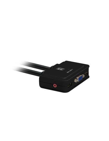 LevelOne KVM-0223 switch per keyboard-video-mouse (kvm) Nero