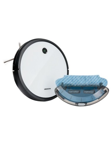 MEDION MD 19601 aspirapolvere robot 0,5 L Senza sacchetto Bianco