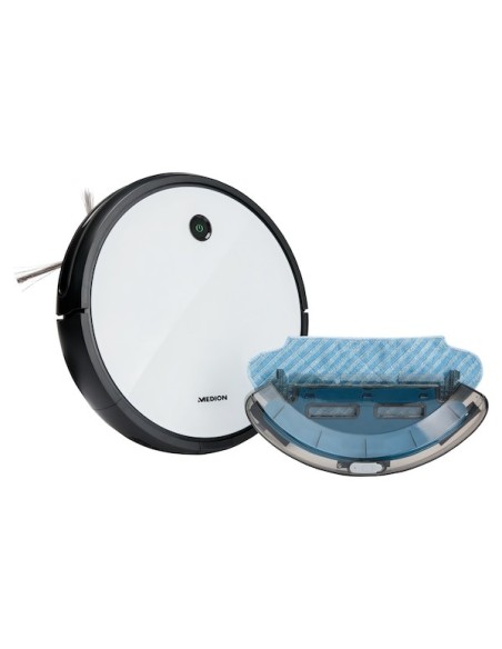 MEDION MD 19601 aspirapolvere robot 0,5 L Senza sacchetto Bianco
