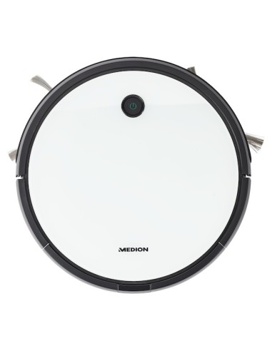 MEDION MD 19601 aspirapolvere robot 0,5 L Senza sacchetto Bianco
