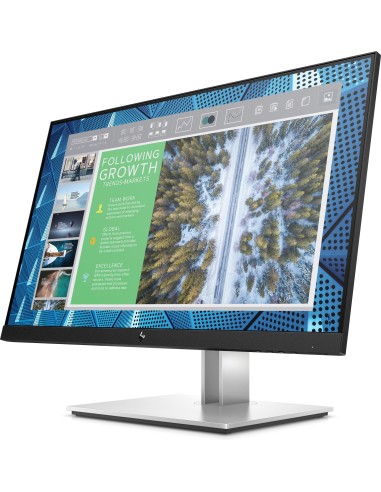 HP E-Series E24Q G4 60,5 cm (23.8") 2560 x 1440 Pixel Quad HD Nero, Argento