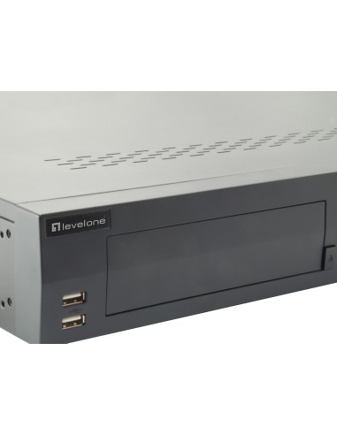 LevelOne NVR-0437 Videoregistratore di rete (NVR) Nero