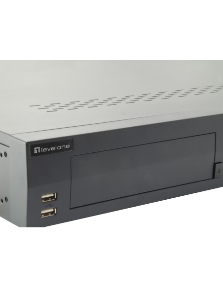LevelOne NVR-0437 Videoregistratore di rete (NVR) Nero