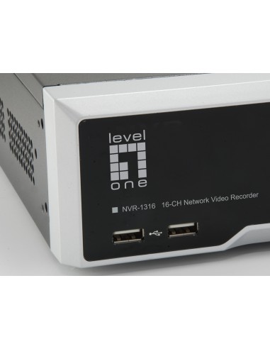 LevelOne NVR-1316 Videoregistratore di rete (NVR) Nero