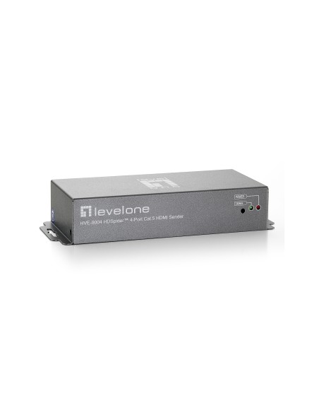 LevelOne HVE-9004 moltiplicatore AV Trasmettitore AV Grigio