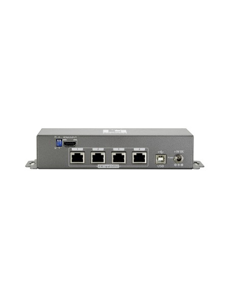 LevelOne HVE-9004 moltiplicatore AV Trasmettitore AV Grigio