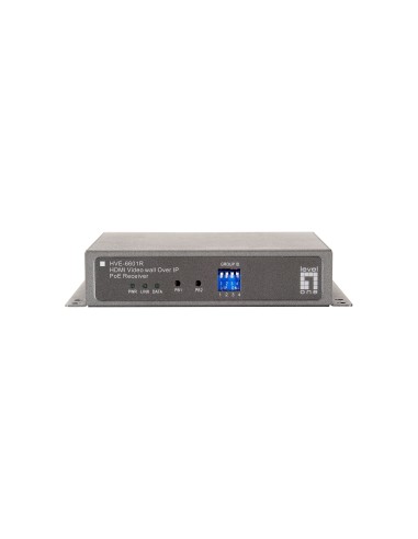 LevelOne HVE-6601R moltiplicatore AV Ricevitore AV Grigio