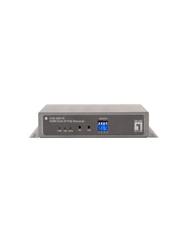 LevelOne HVE-6501R moltiplicatore AV Ricevitore AV Grigio