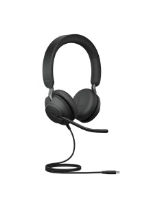 Jabra Evolve2 40, MS Stereo Auricolare Cablato A Padiglione Ufficio USB tipo-C Bluetooth Nero 2
